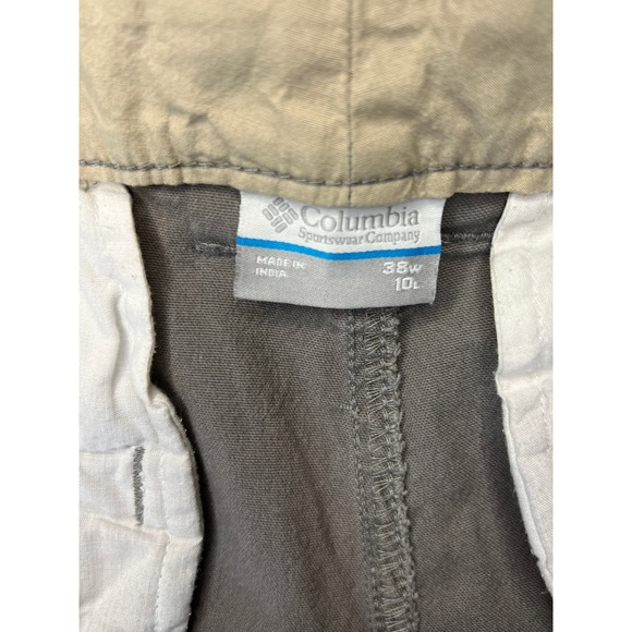 Columbia Regular Fit Canvas Brown Shorts Sz 38 Inseam 10" - Picture 7 of 9